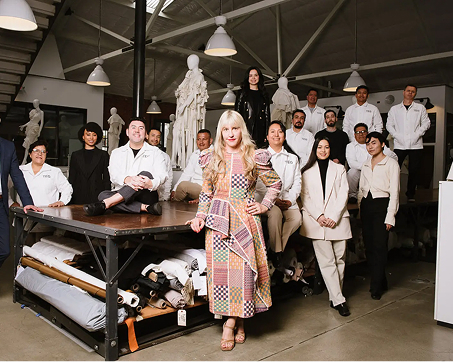 TEG Los Angeles studio – garment manufacturing